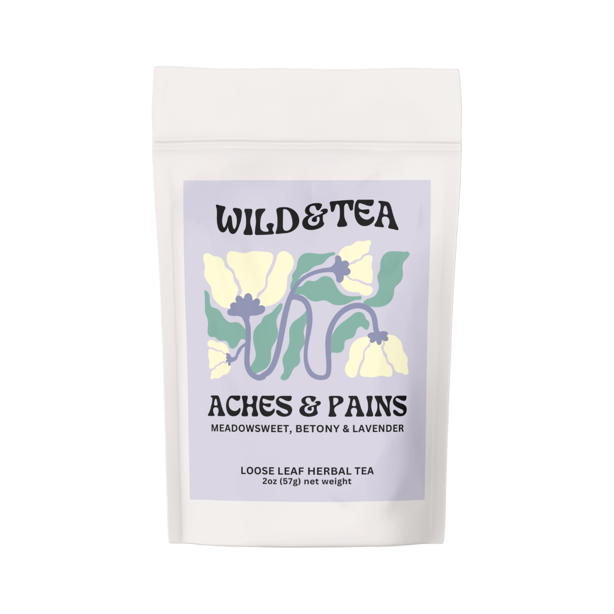 Wild & Tea - Aches & Pains Herbal Tea: 2oz