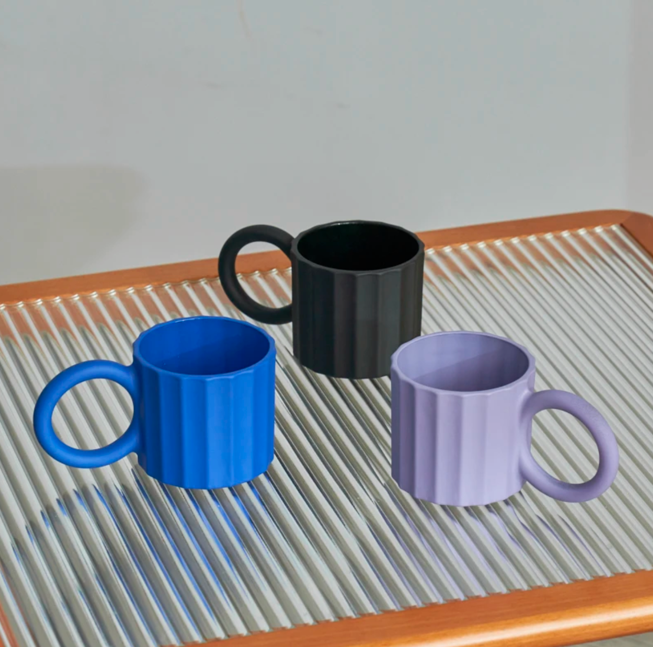 Ceramic Beverage Coffee Mug: Purple