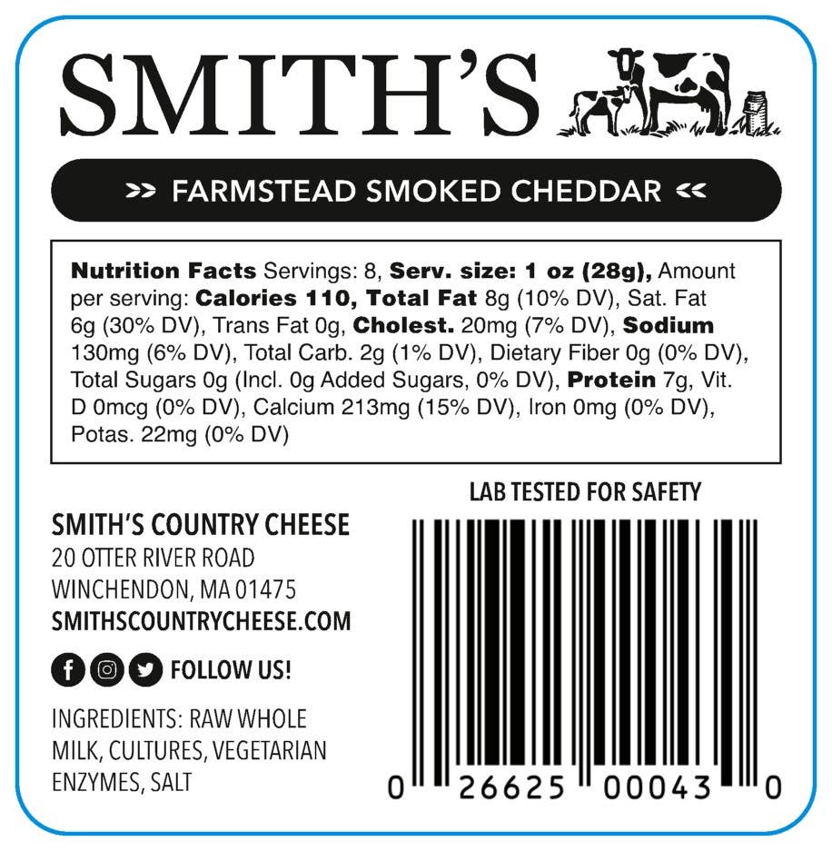 Smith’s Country Cheese - Cheddar Cheese Snack Sticks