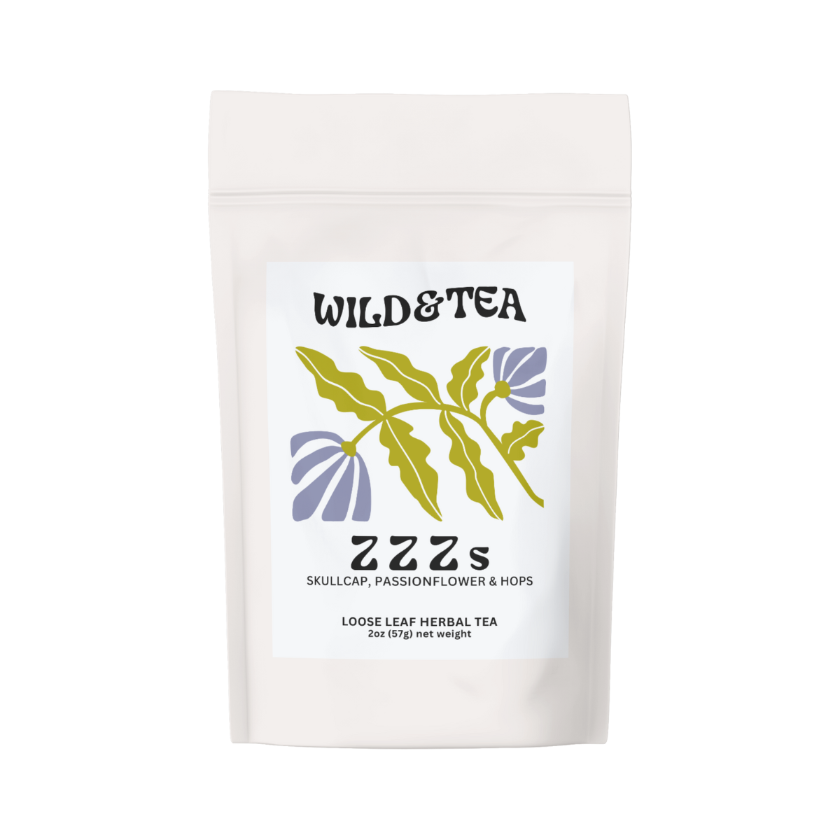 Wild & Tea - ZZZs Herbal Tea: 2oz