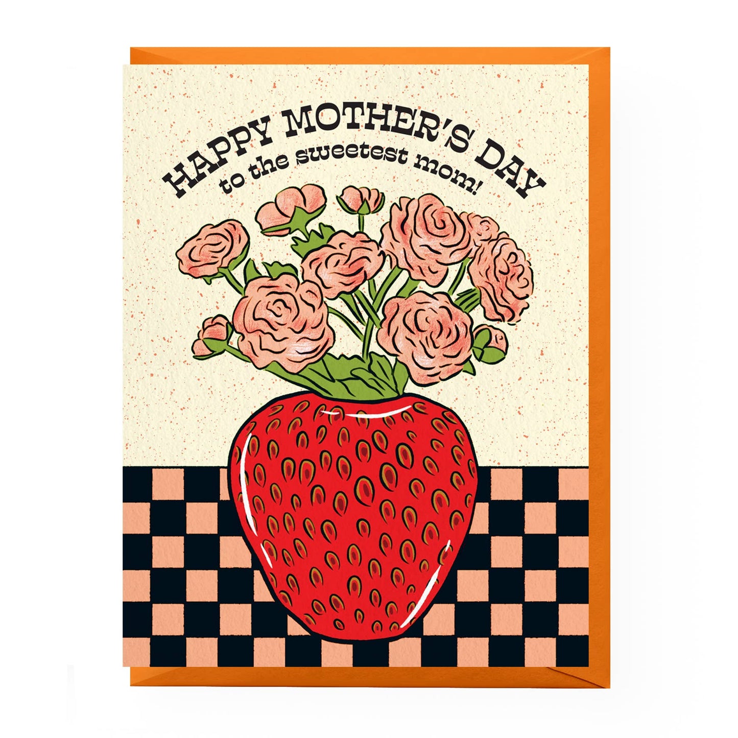 Boss Dotty Paper Co. - Strawberry Bouquet Mother's Day Greeting Card