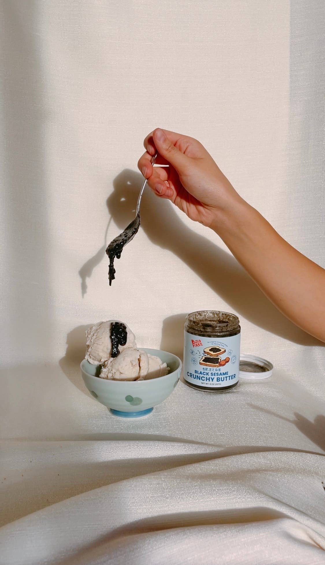 Rooted Faire - Crunchy Black Sesame Butter