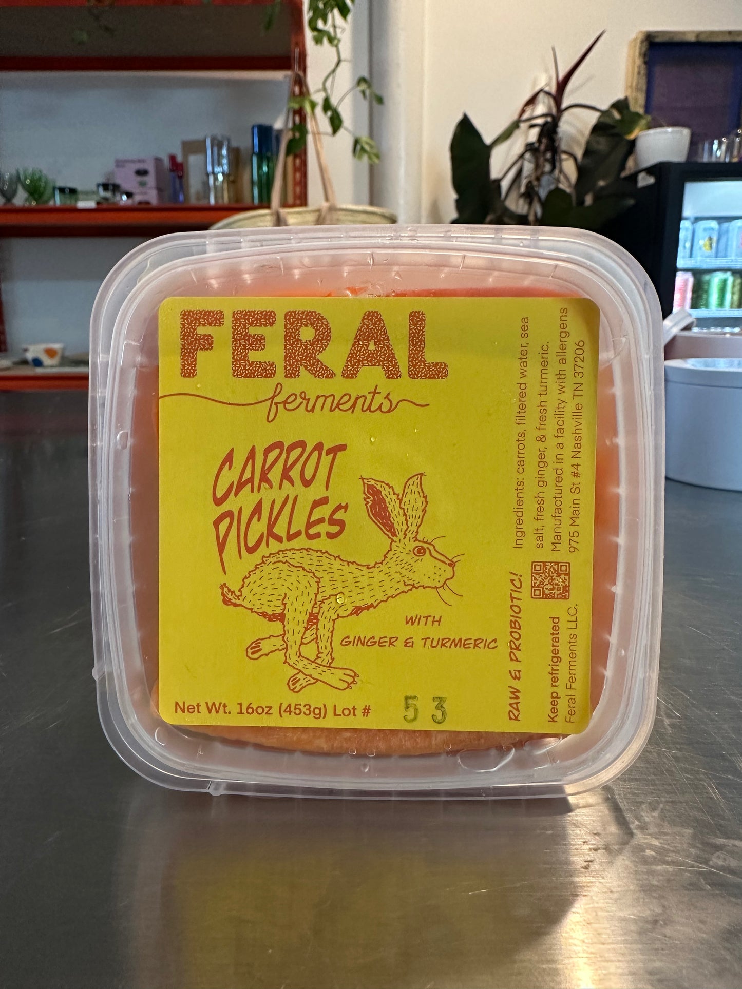 Feral Ferments Carrot Pickles