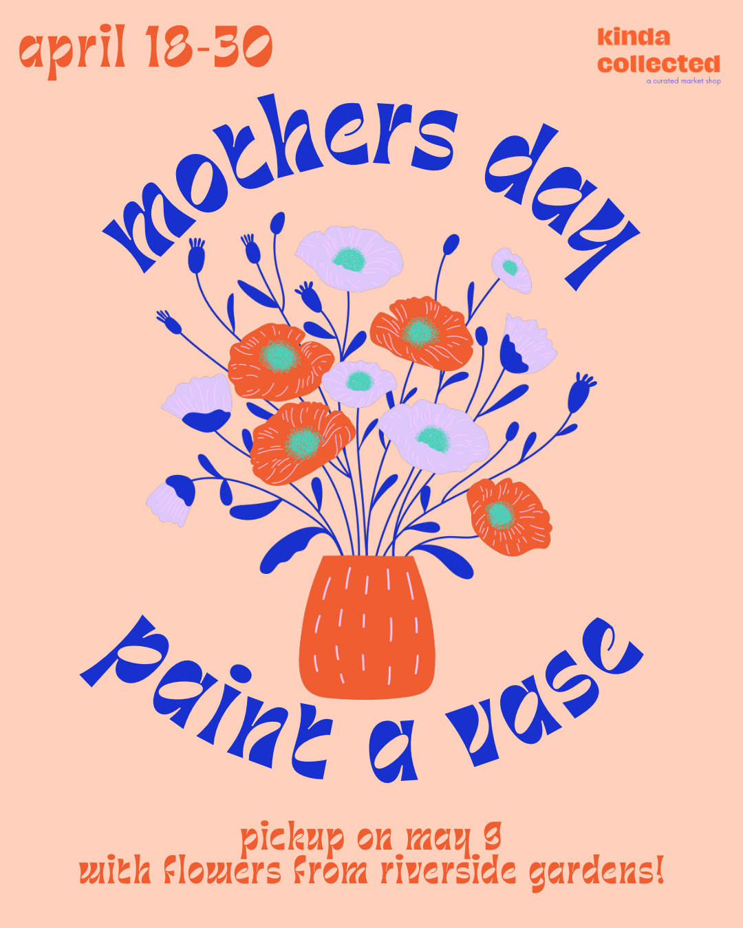 Paint a vase with flowers!
