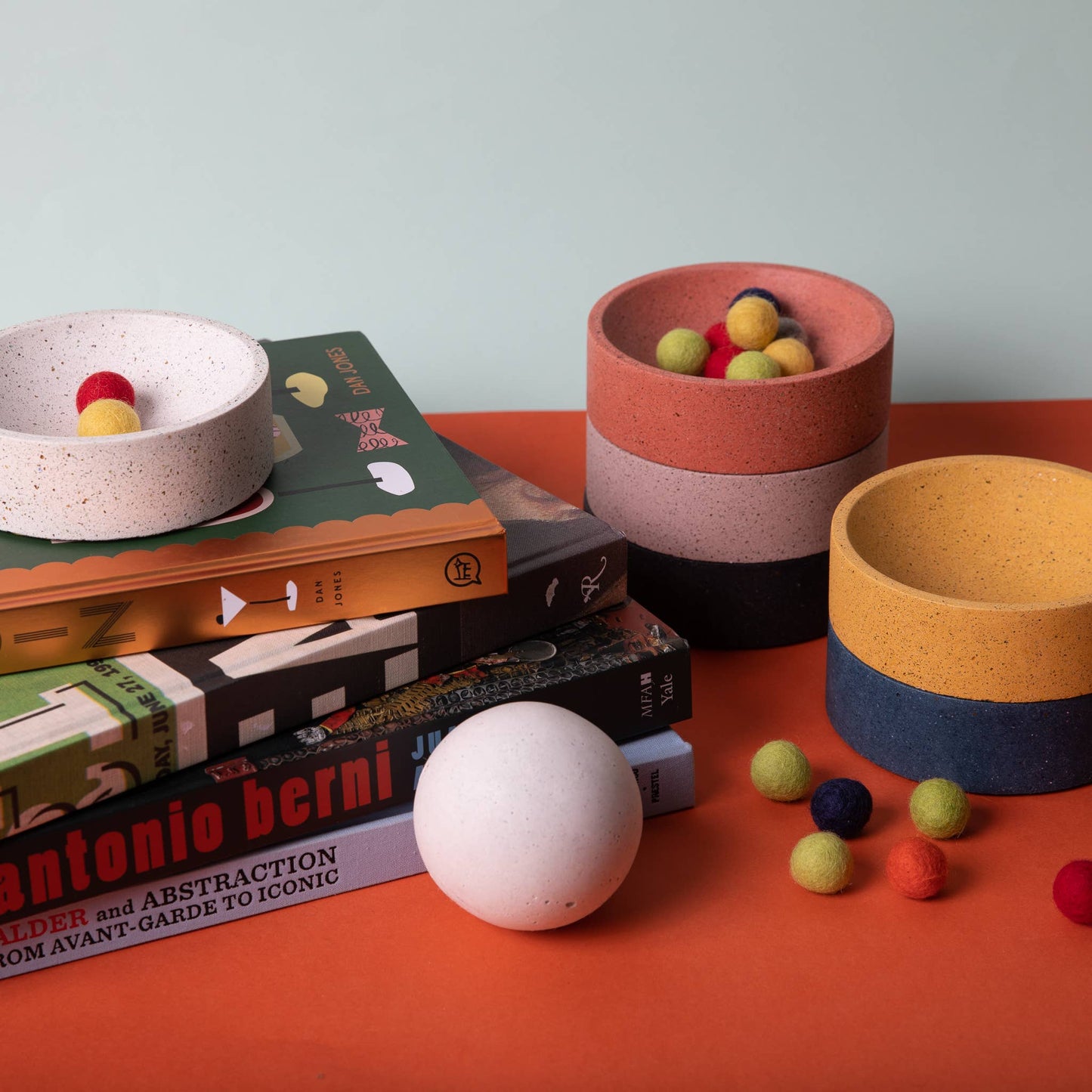 5" Catch-Alls (Terrazzo): Coral