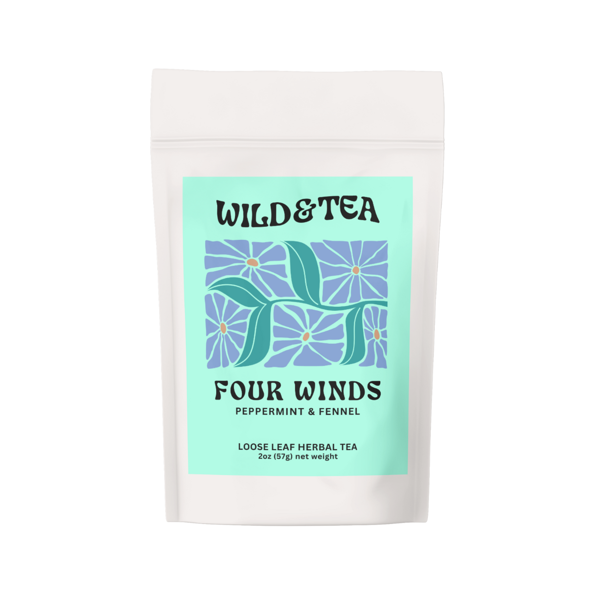 Wild & Tea - Four Winds Herbal Tea: 2oz