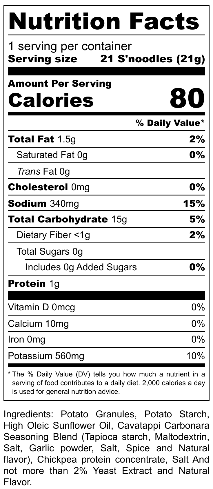 S’noods - Cavatappi Carbonara