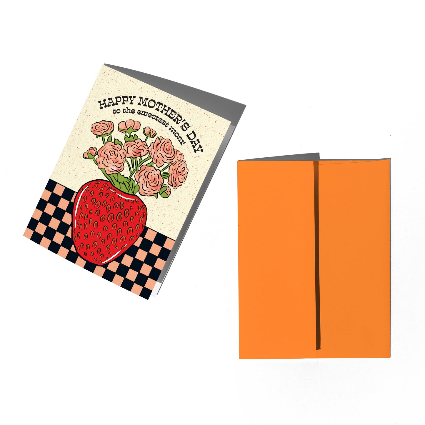 Boss Dotty Paper Co. - Strawberry Bouquet Mother's Day Greeting Card