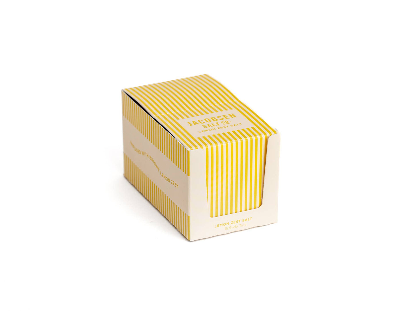 Jacobsen Salt Co. - Infused Lemon Zest Sea Salt Slide Tin