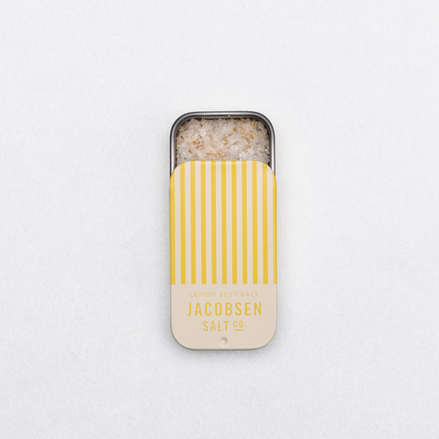 Jacobsen Salt Co. - Infused Lemon Zest Sea Salt Slide Tin