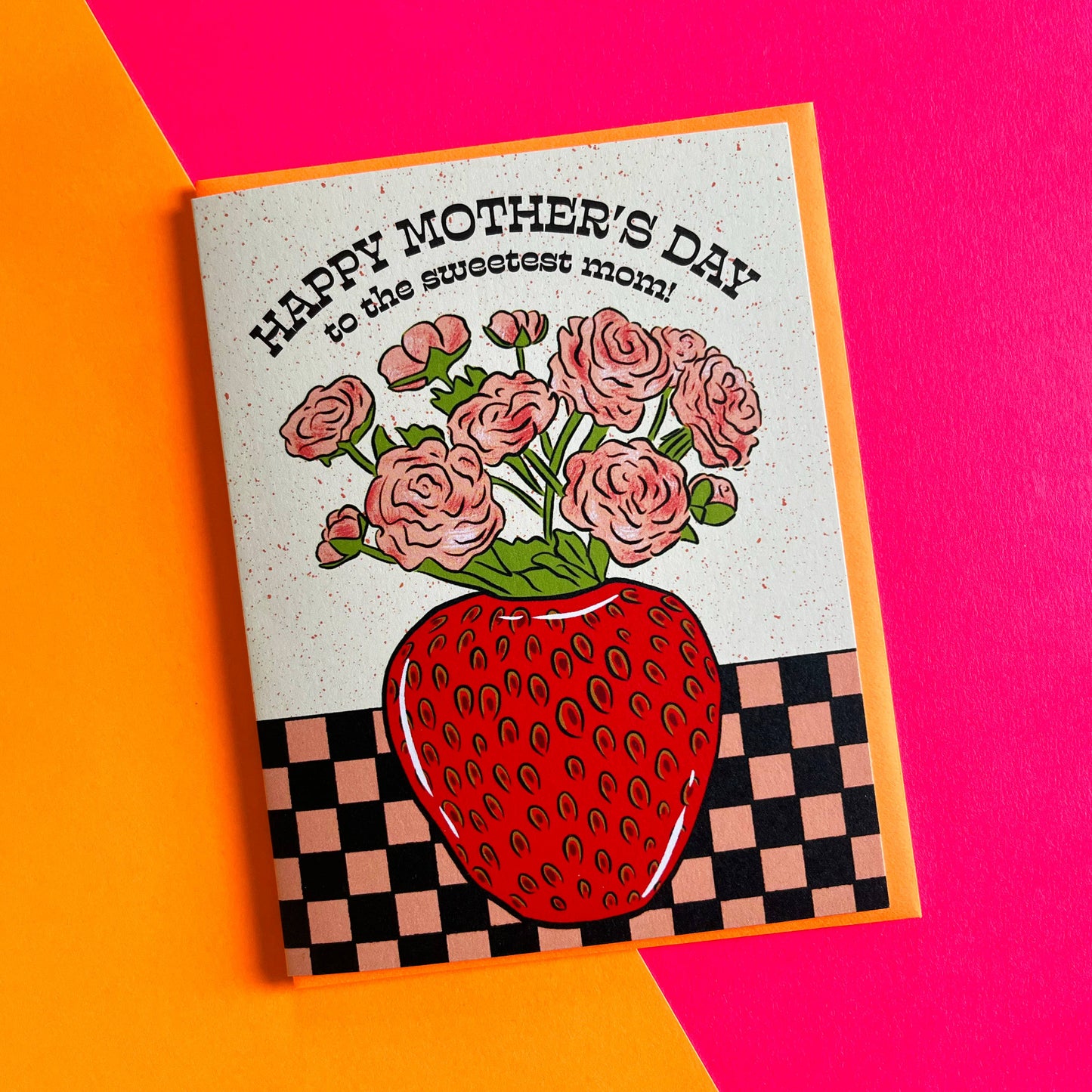 Boss Dotty Paper Co. - Strawberry Bouquet Mother's Day Greeting Card
