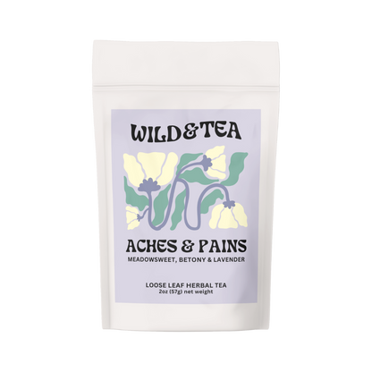 Wild & Tea - Aches & Pains Herbal Tea: 2oz