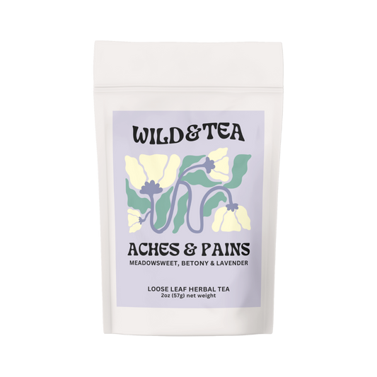 Wild & Tea - Aches & Pains Herbal Tea: 2oz