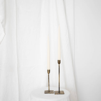 Taper Candles - Pair Ivory