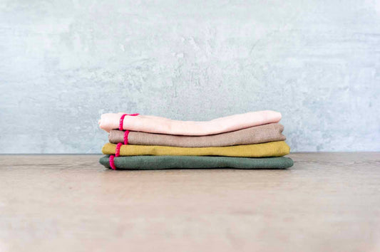 Curated 100% Linen Napkins -  Macron Mix (Set of 4)