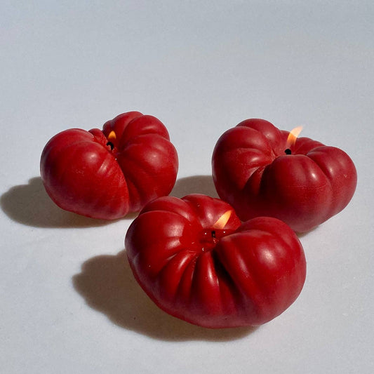 Heirloom Tomato Candle - Red: Red / Tomato Leaf