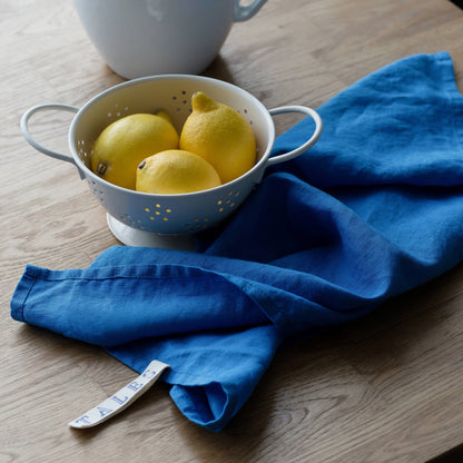 Linen Tales - French Blue Linen Kitchen Towel