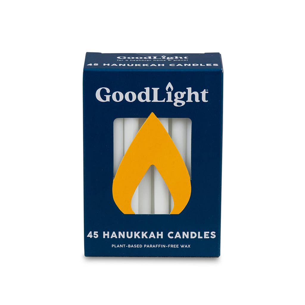 Hanukkah Candles | 45-Count Box: Blue & White