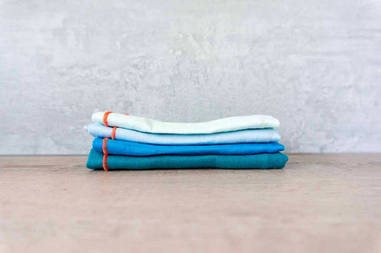 Curated 100% Linen Napkins - Blue Moon Mix (Set of 4)