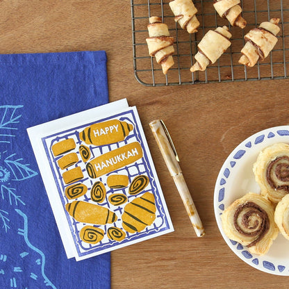 Happy Hanukkah (Rugelach) Card