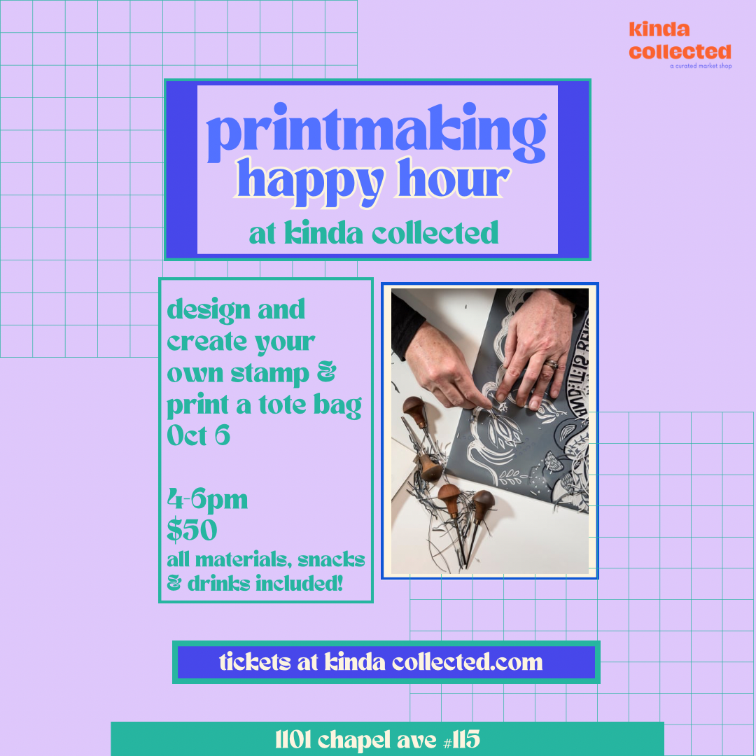 Printmaking Happy Hour - October 6