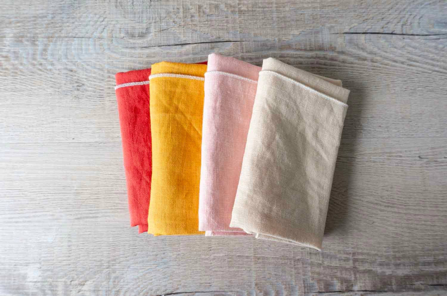 Curated 100% Linen Napkins - Roxy Mix