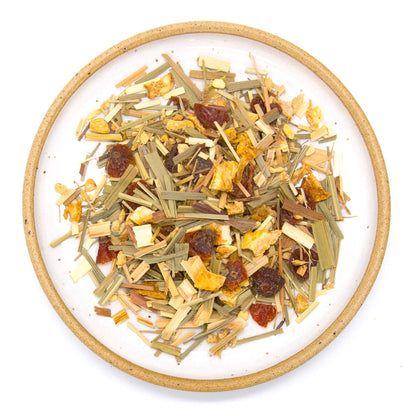 Ginger Lemongrass Herbal Tea: 2oz