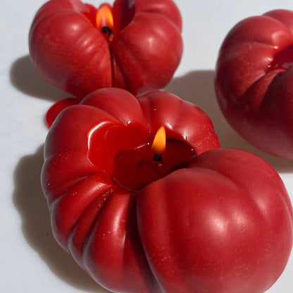 Heirloom Tomato Candle - Red: Red / Tomato Leaf