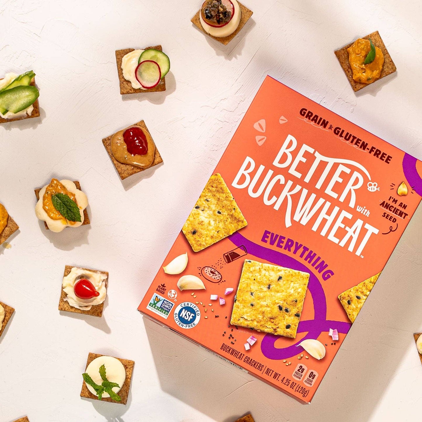 Everything Crackers | Gluten-Free | Artisanal | Charcuterie