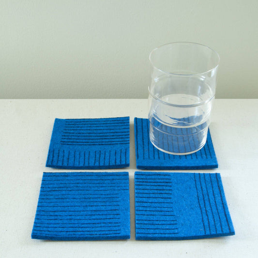 OlgaJoan Coasters - Cobalt