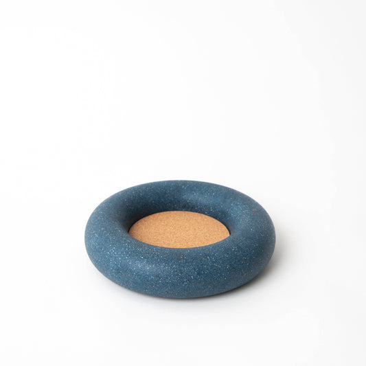 Wine Bottle Coasters: Cobalt Terrazzo